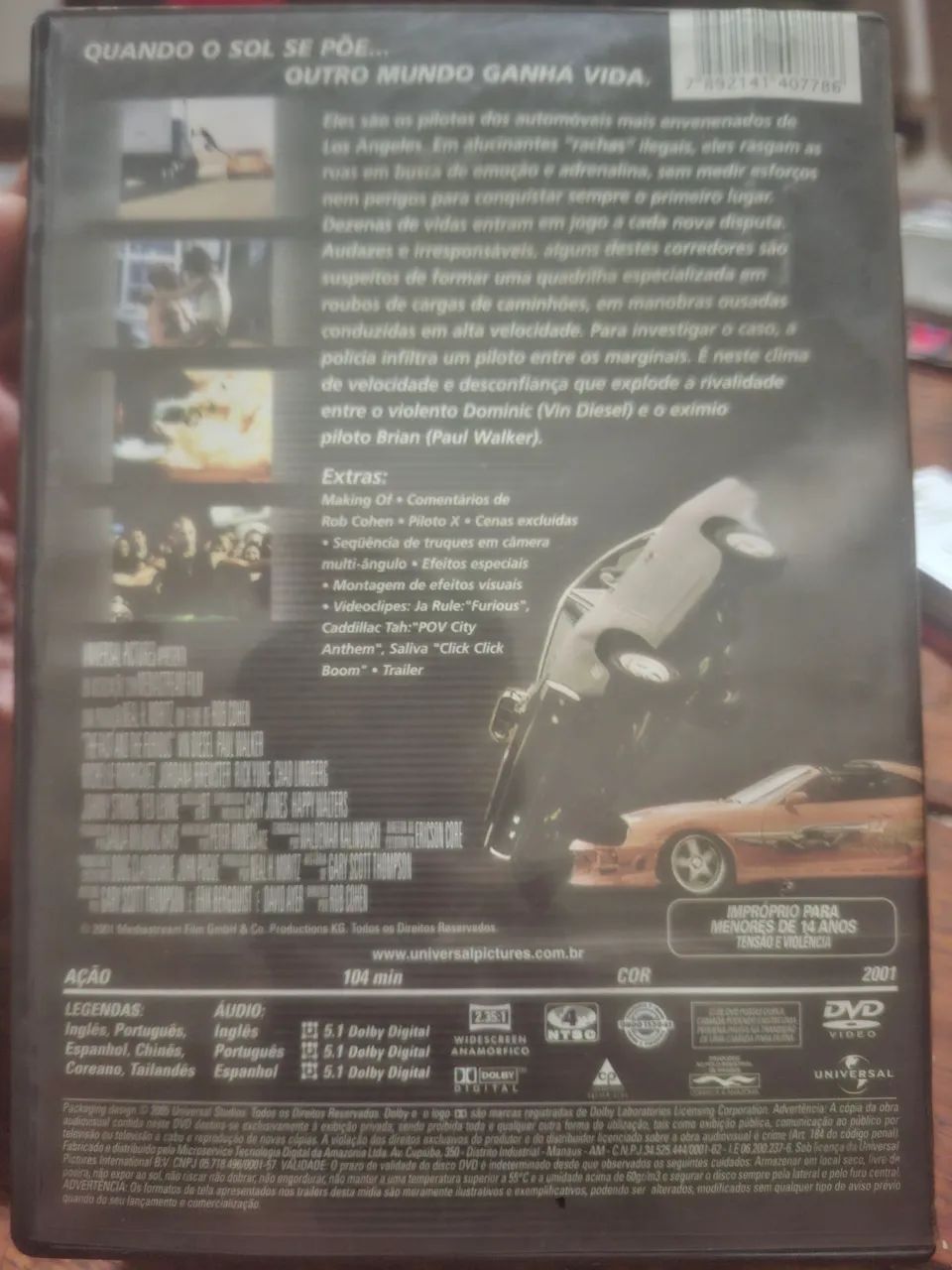 Velozes e Furiosos (DVD) - Foto 2