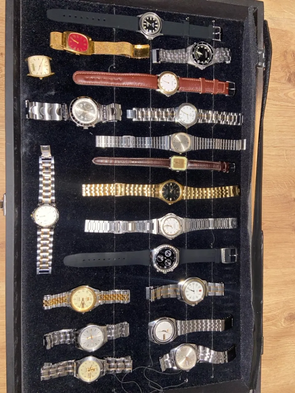 Relógio marcas Seiko, Orient, Citizen, Bulova, Technos, Eska (quartz e automáticos)