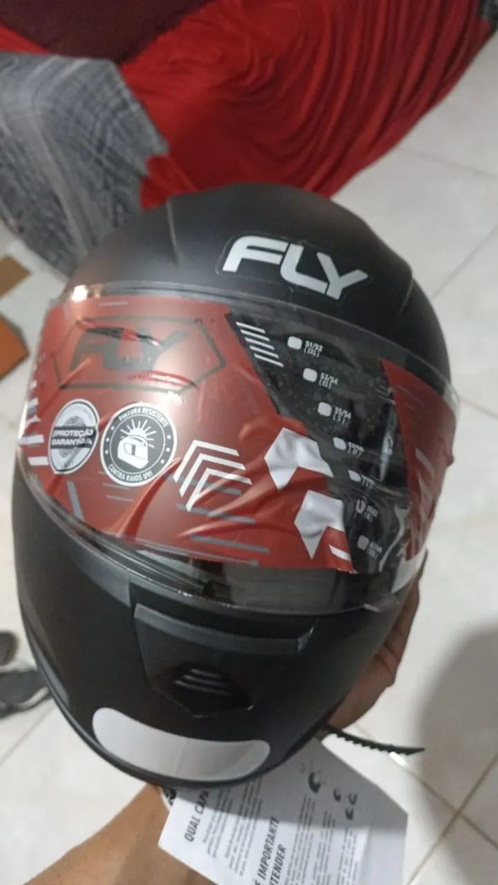 Capacete fly novo 