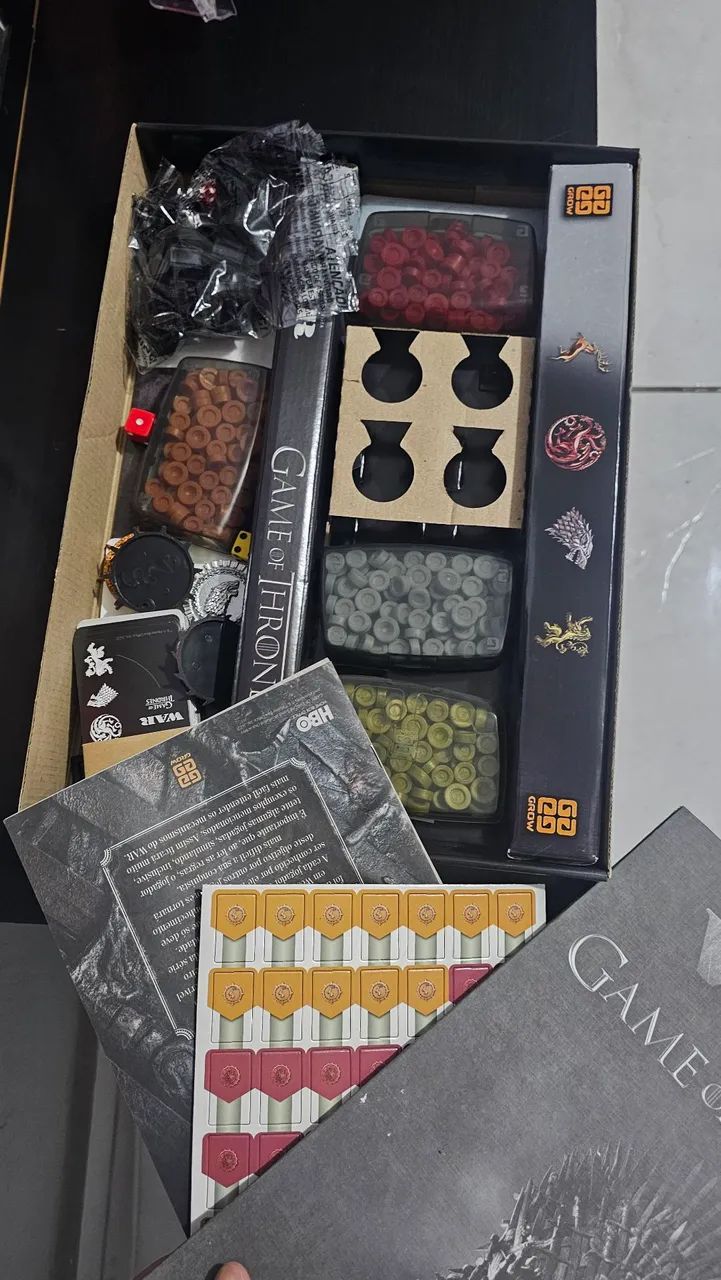 Jogo de tabuleiro l, War do games of thrones - Foto 4