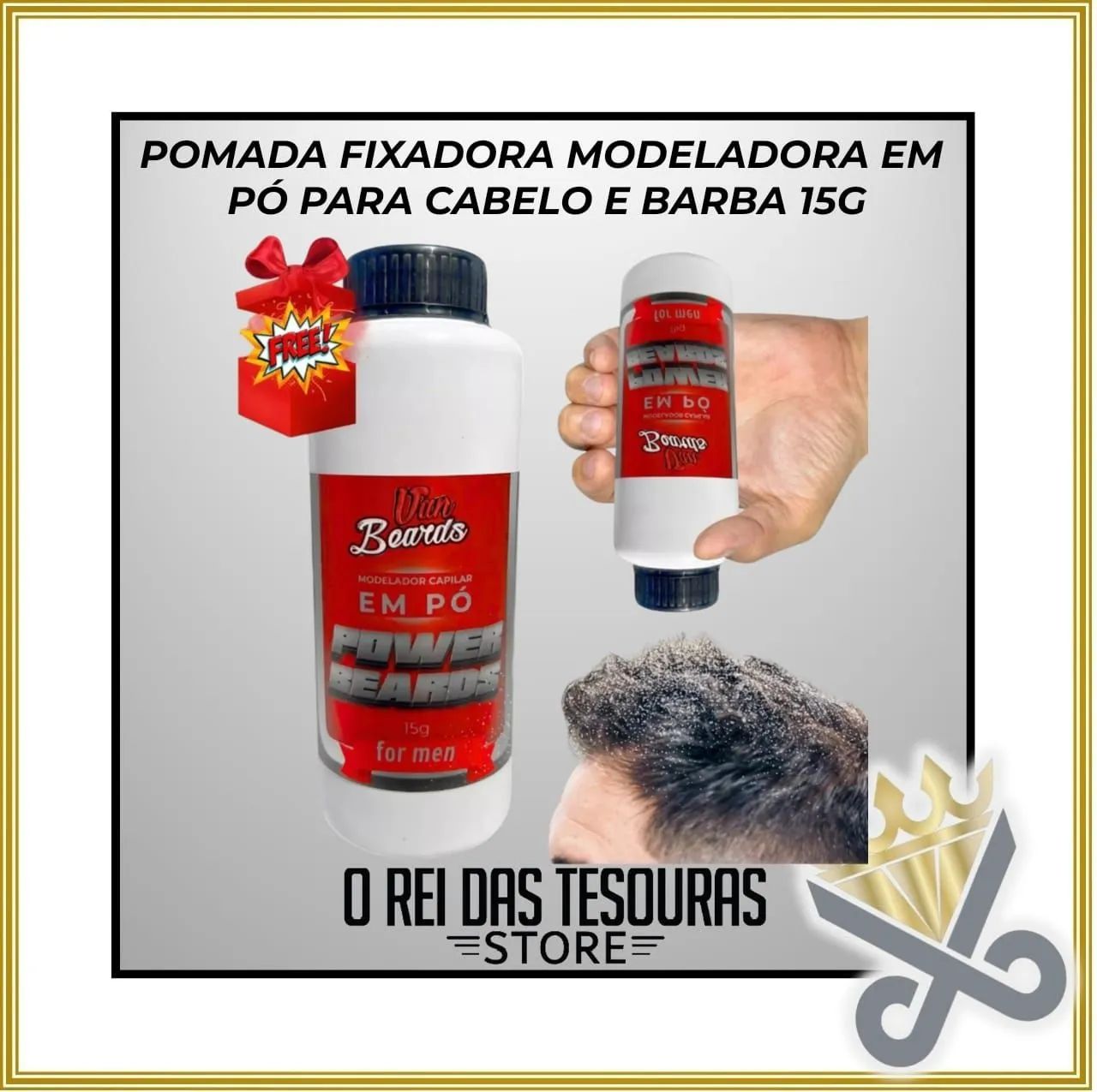 Pomada em pó modeladora  - Foto 4