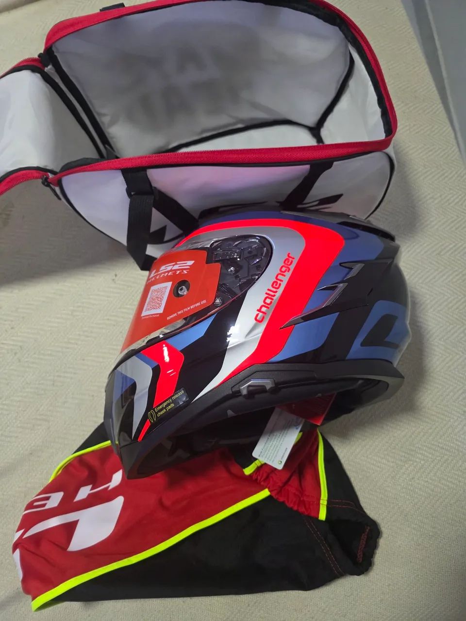 Capacete LS2 Challenger Tricomposto - Foto 2
