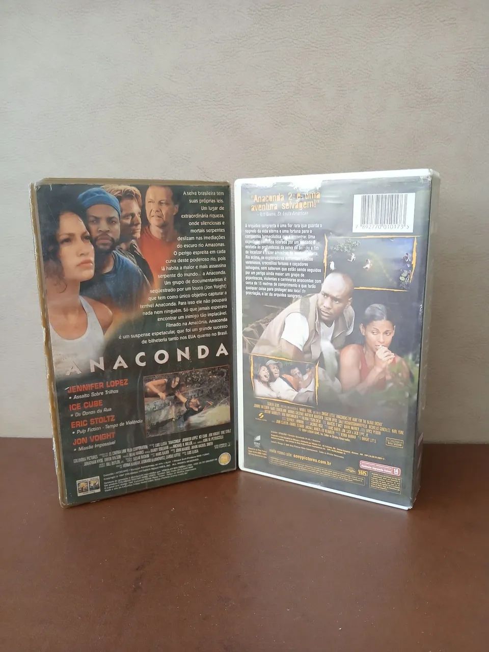 VHS Anaconda (Legendado) e Anaconda 2 (Dublado) - Foto 2