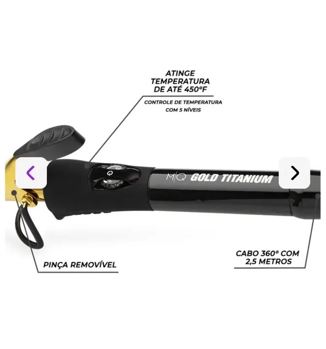 Babyliss MQ GOLD TITANIUM PROFISSIONAL  - Foto 2