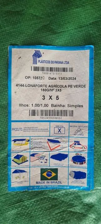 Lonaforte agrícola PE verde  - Foto 2