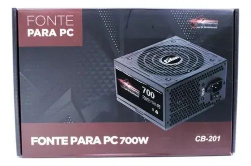Fonte Para Pc Cowboy 700w Cb-201 Preta 115v/230v - Foto 3
