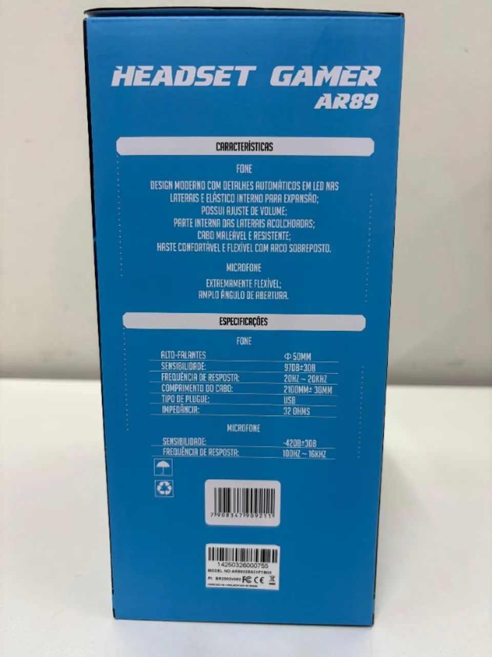 Headset Gaming Master 7.1 RGB - Novo - Loja fisica - Foto 2