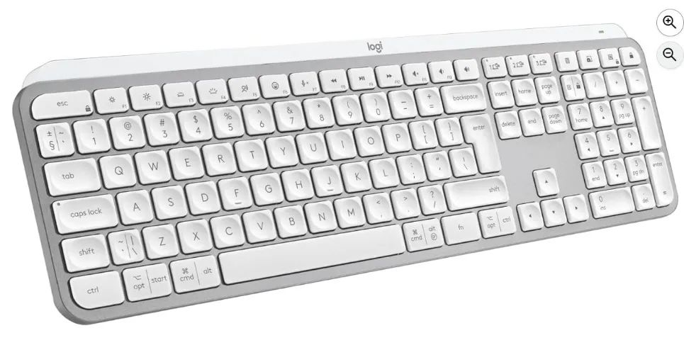 Teclado sem fio Logitech MX Keys S com Clique Silencioso, Teclas