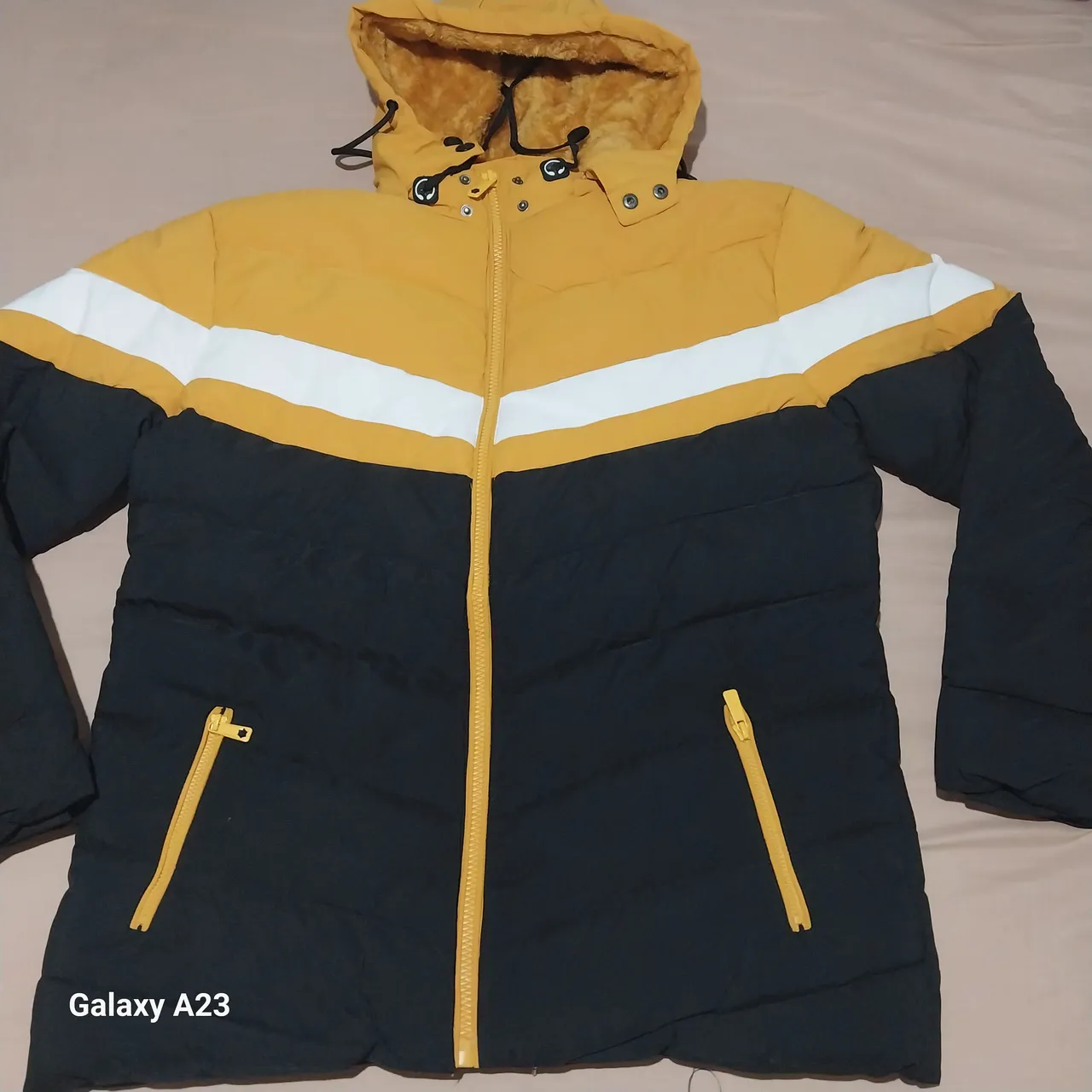 Casaco de inverno masculino com capuz
