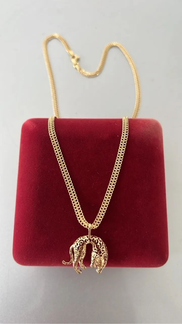 Cordões  de ouro modelo lacraia  - Foto 3