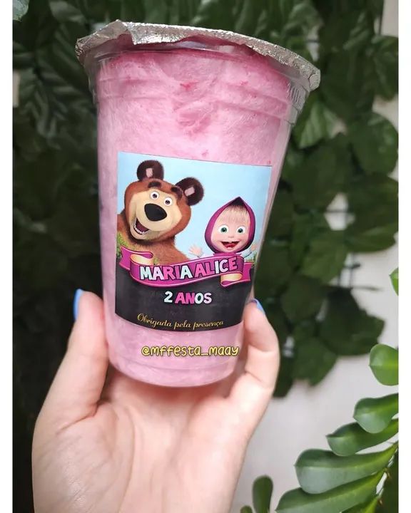  Algodão Doce no copo , pipoca no copo  - Foto 2