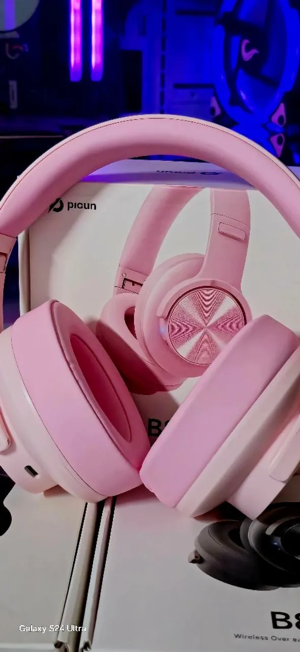 Fone de Ouvido Bluetooth Picun B8 - Rosa
