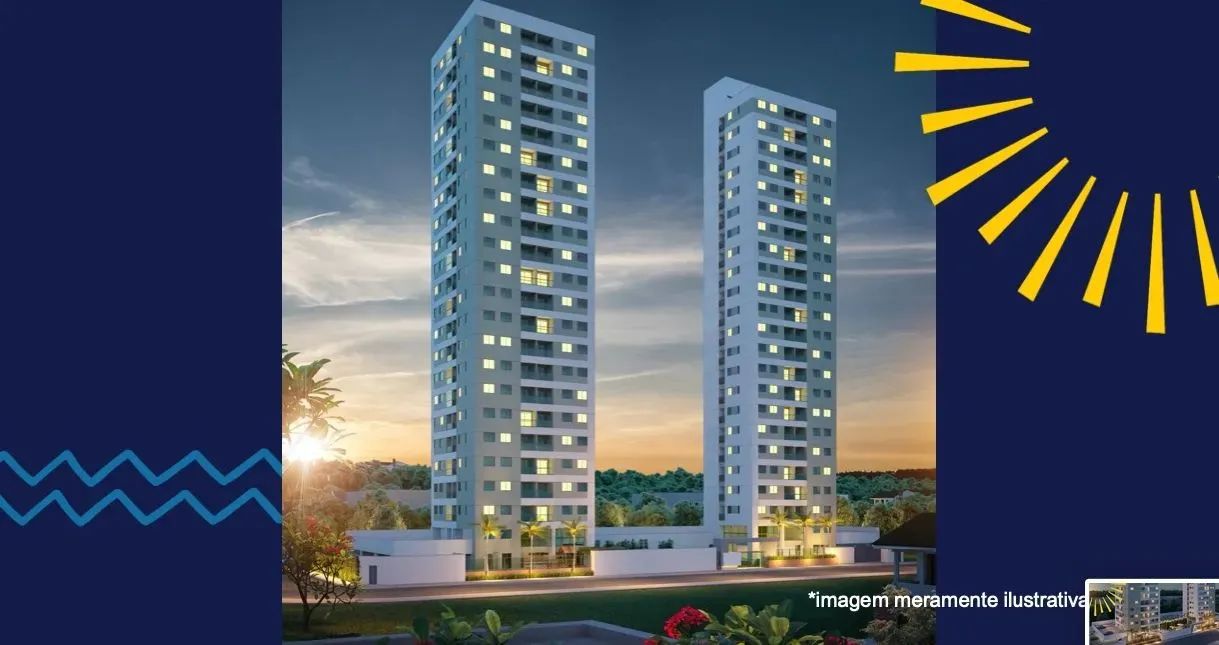 Candeias Prince - 66 m² sendo 3 Quartos, 1 Suíte, 2 Banheiros, 2 Vagas
