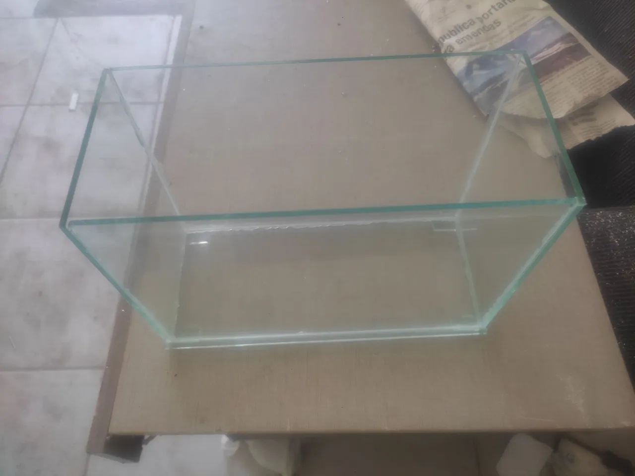 Aquário de Vidro - Ideal para Decoração e Organização