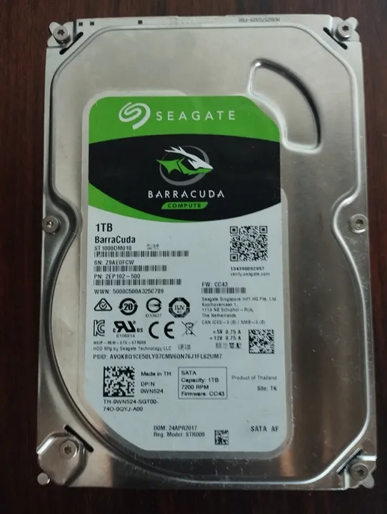 HD 1TB Seagate para desktop