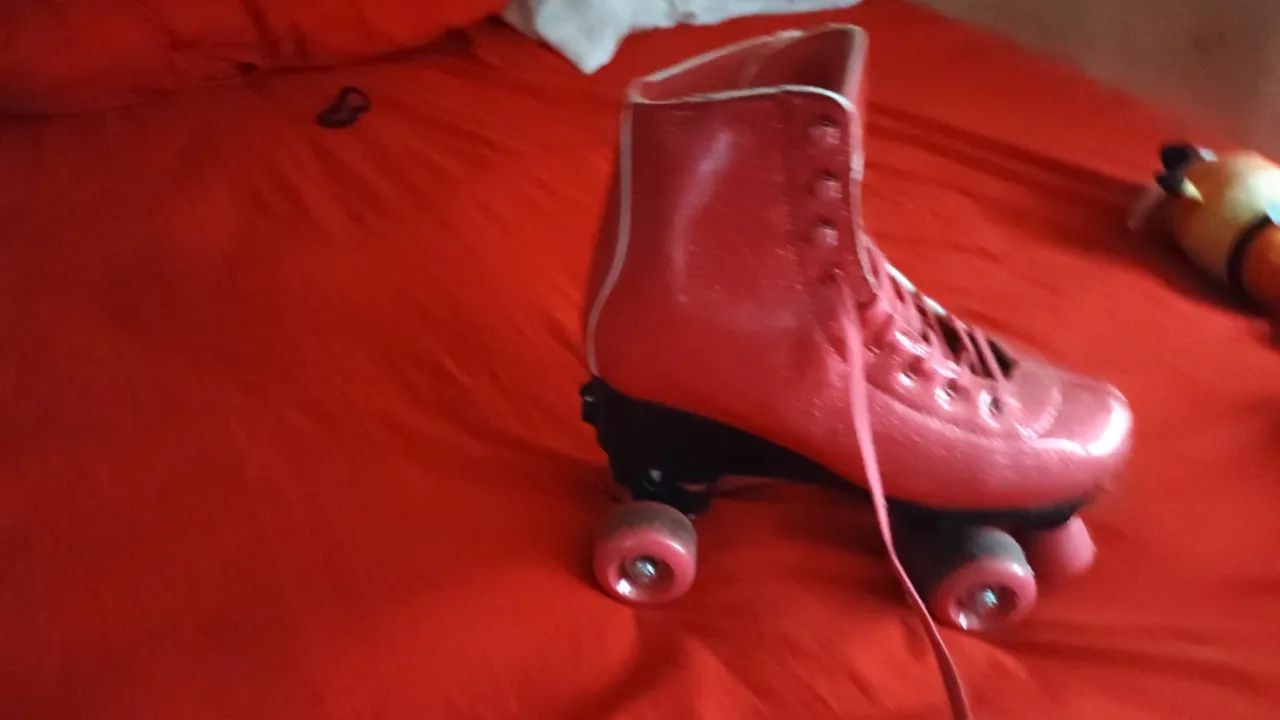 Patins Rosa - Tamanho 42 - Foto 2