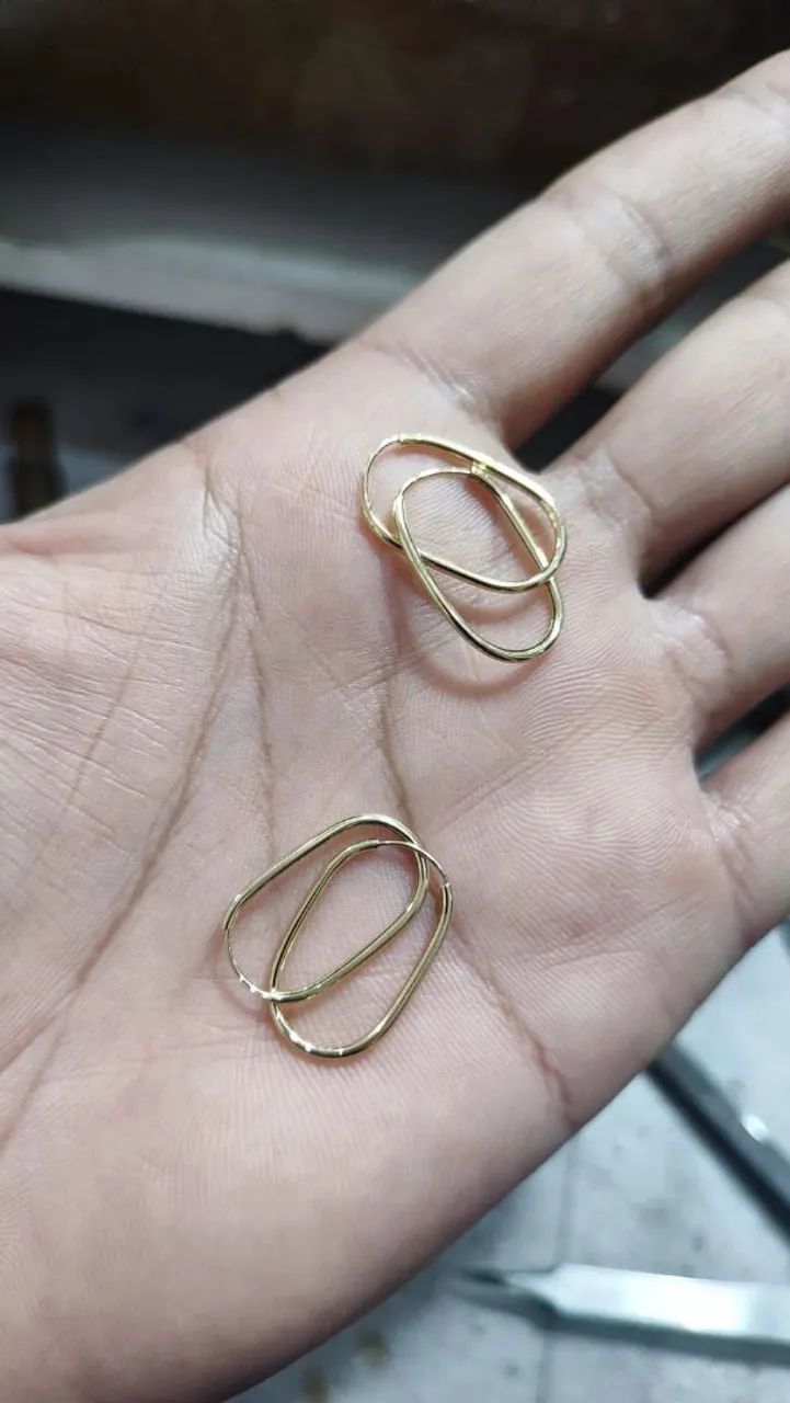 Argolas em ouro 18k