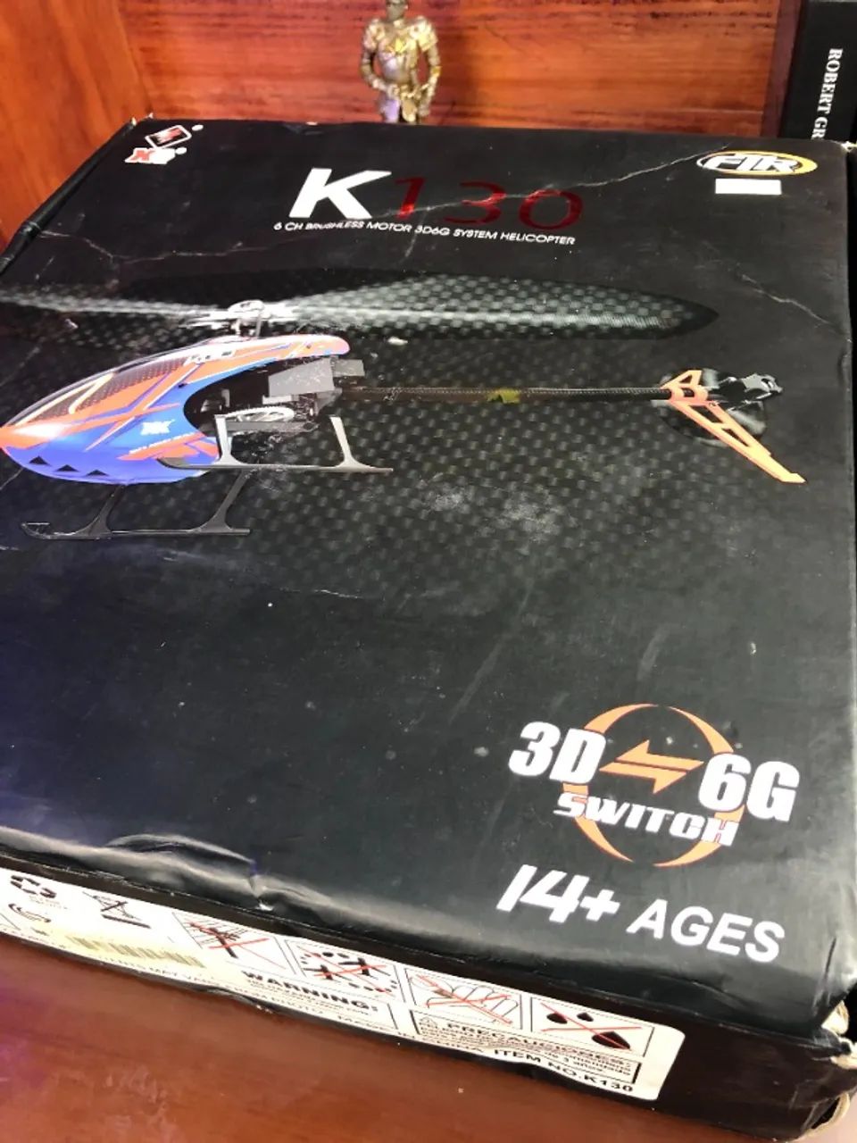 Helicóptero por controle remoto XK - K130 completo