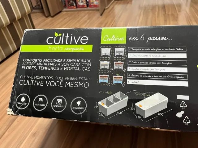 horta compacta para apartamento auto irrigável cultive - Foto 6