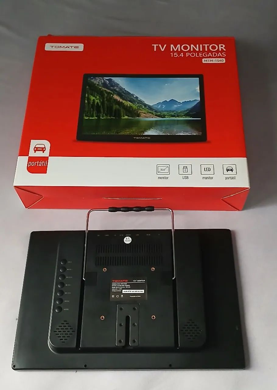 TV MONITOR PORTATIL 15" POL. RECARREGÁVEL  - Foto 2