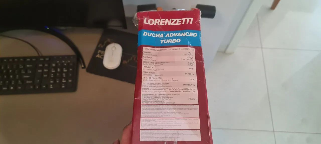 Chuveiro Lorenzetti Turbo Multitemperaturas 7500W - Foto 3