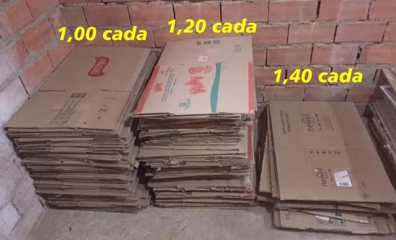 Caixa papelão - tamanhos Médio e Pequena - Reuso em bom estado - Não serve para mudança - Foto 3