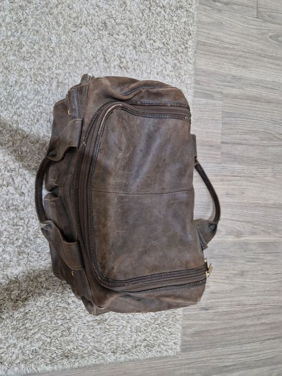 Mala de Viagem em Couro Marrom - Foto 2