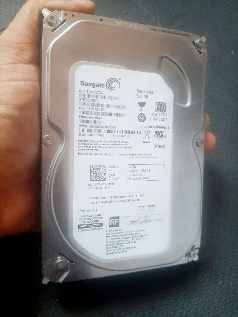 HDS de 500GB para PC - Foto 4