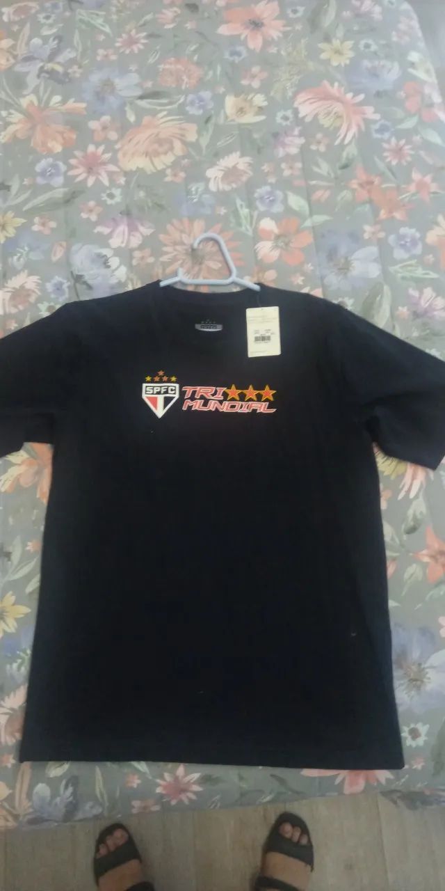Camiseta infantil do São Paulo com estampa Looney Tunes tam. XL. Produto oficial. Nova  - Foto 2
