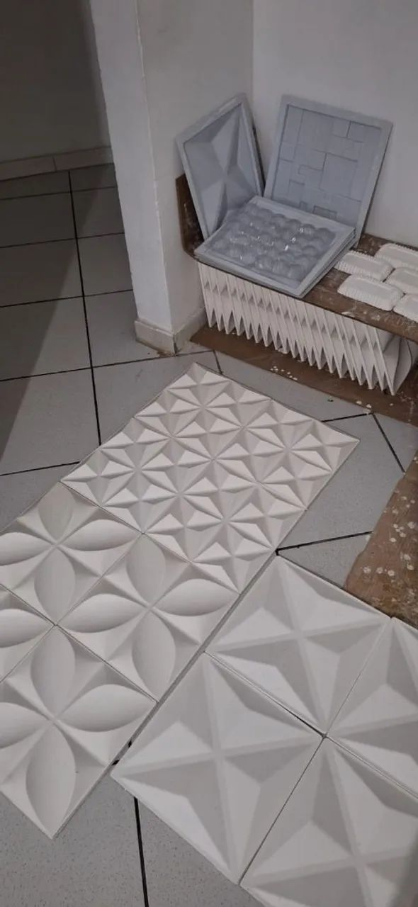 placa de gesso 3d 