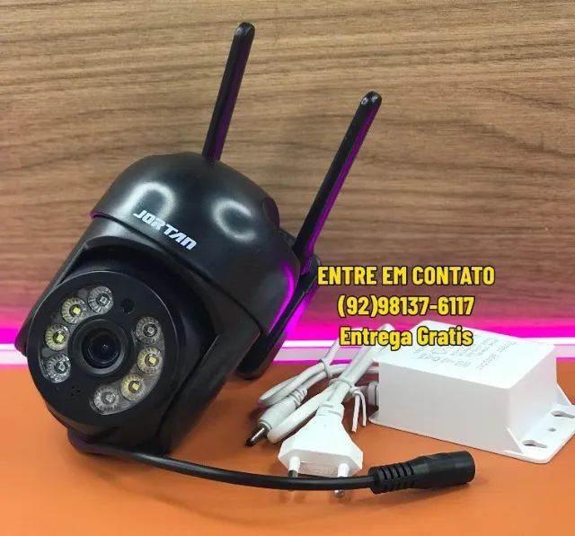 Camera de Segurança Wifi Prova de Agua Visão Noturna 