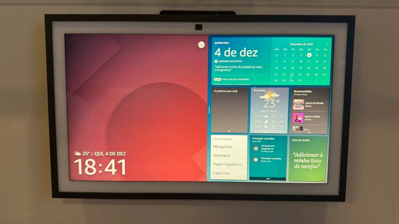 Alexa echo show 21 lacrada 