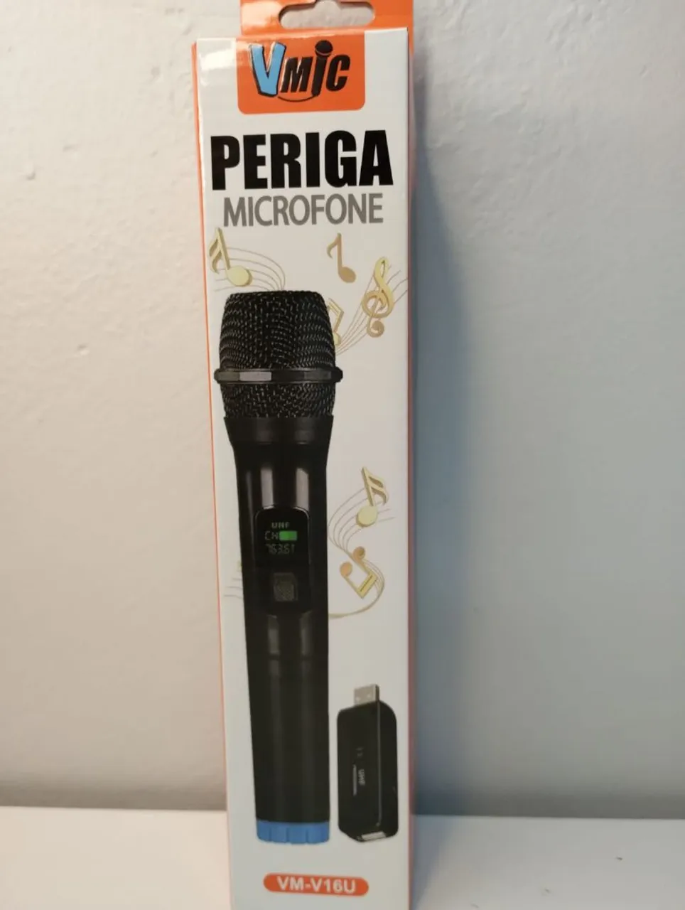 Microfone Sem Fio Periga VM-V16U