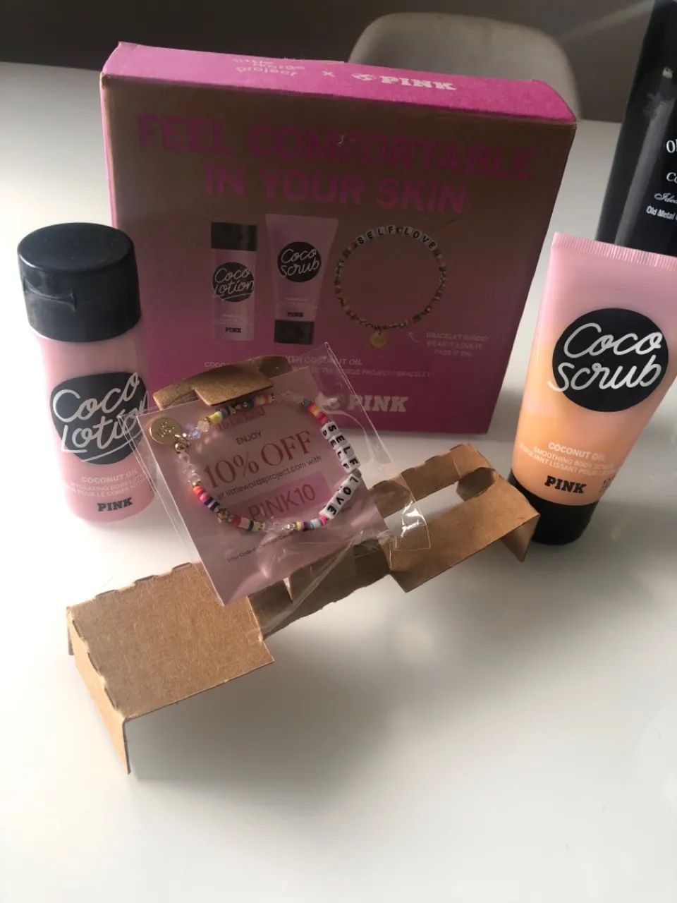 Kit Coco Lotion e Coco Scrub - Pink - Foto 2