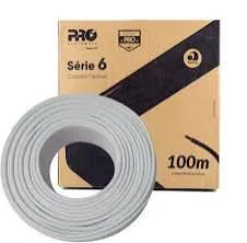 Cabo Coaxial RG6 Caixa 100m - PRO