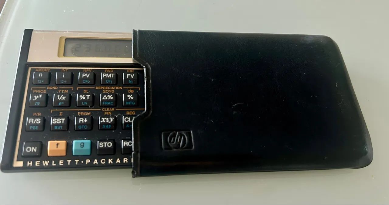 Calculadora científica hp 12c gold, 120 funções 