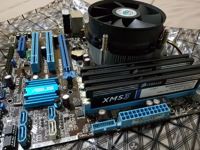 Asus P8B75-M + Intel I7 3770 + 16GB Corsair XMS3 - Peças de