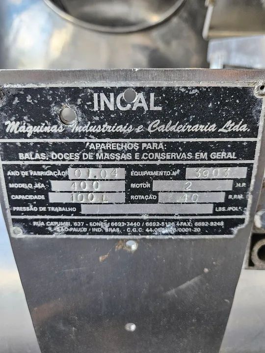 Ribbon blender a pás- 100 litros  - Foto 4