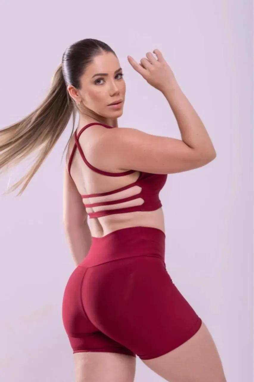 Conjunto Fitness Vermelho - Conforto e Estilo!