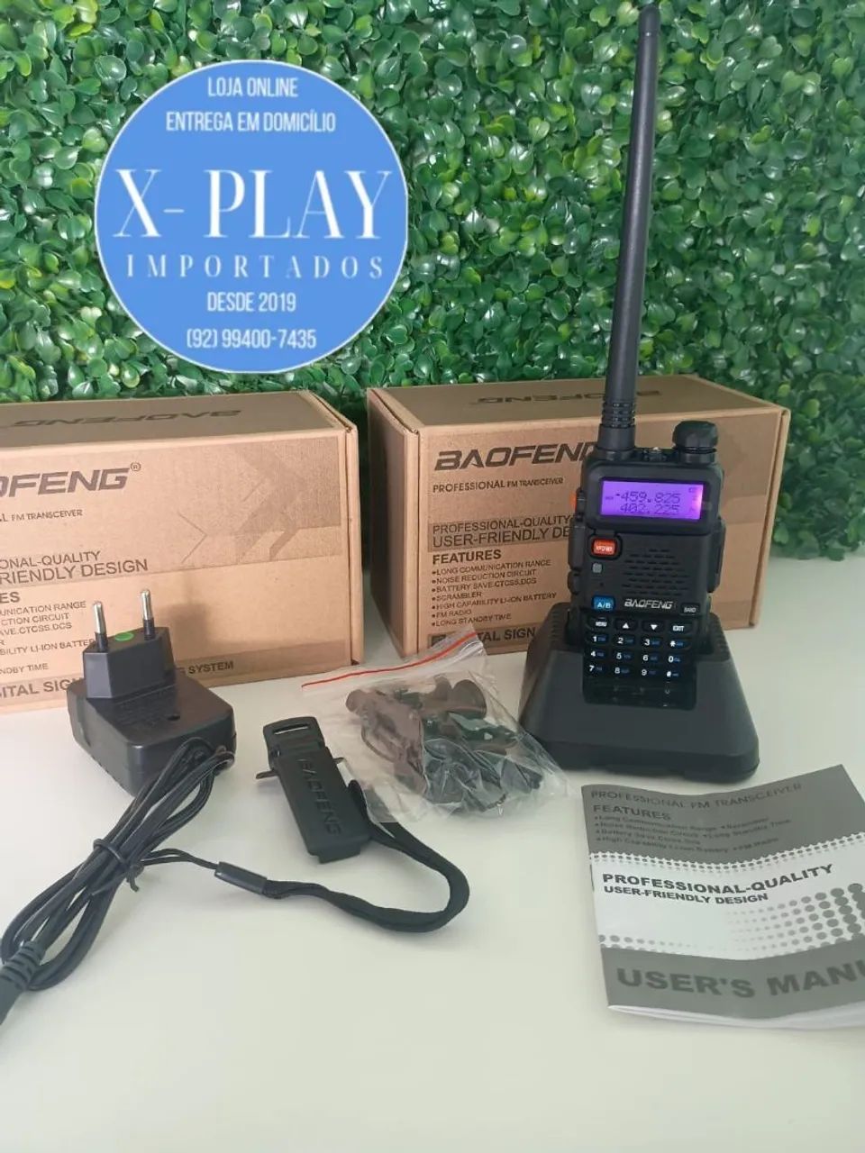 Rádio Comunicador Baofeng UV-5R - Original - Foto 3