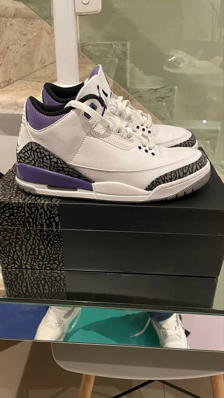 Air Jordan 3 Dark Iris n40 - Foto 3