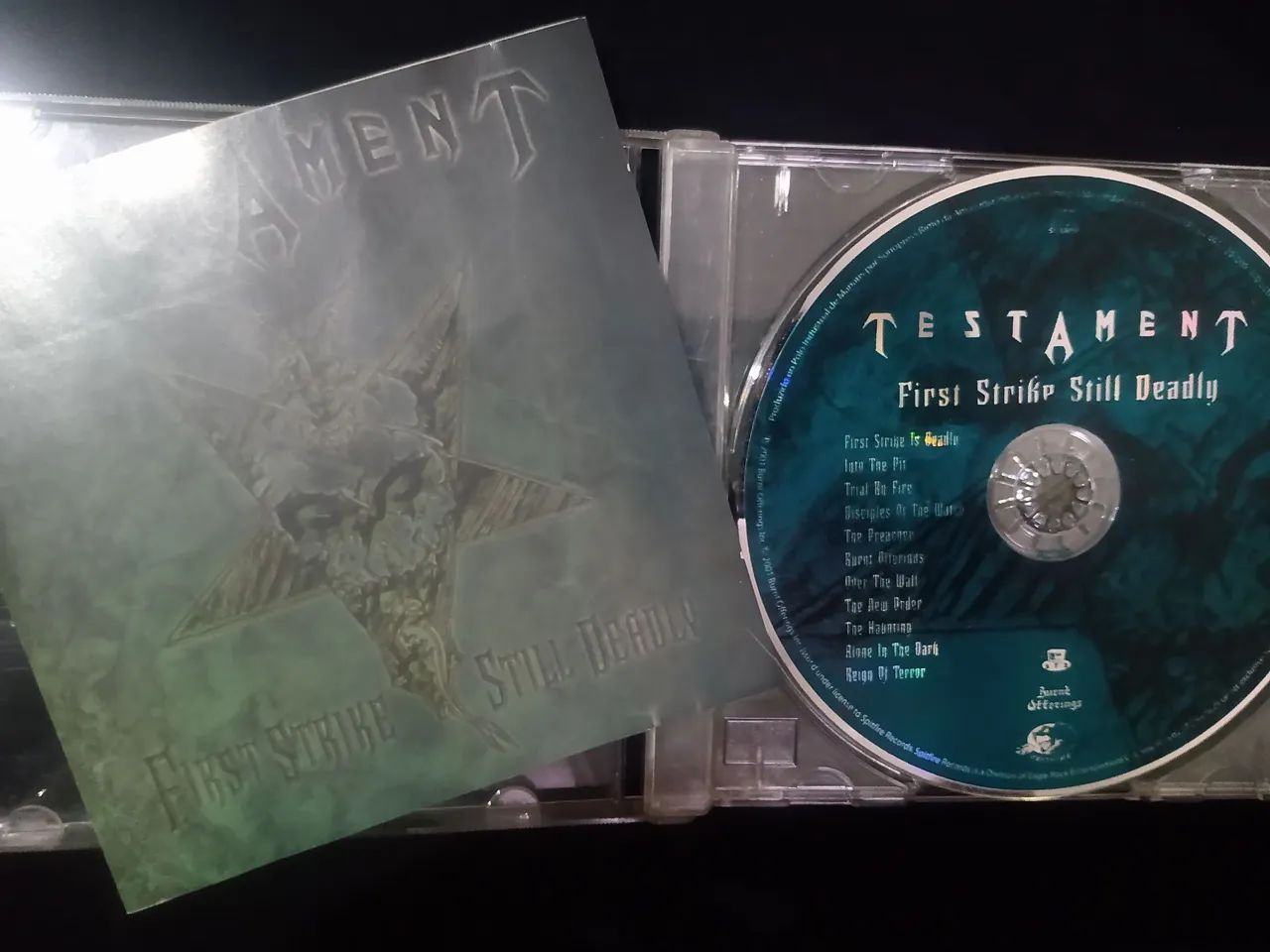 CD Ótimo Estado Testament First Strike Still Deadly