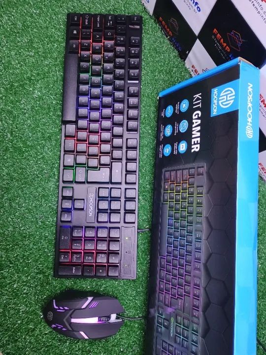 KIT Teclado e Mouse Gamer RGB Anti Ghosting Anti Respingo TPC-096KP (Novo, com Garantia) - Foto 3