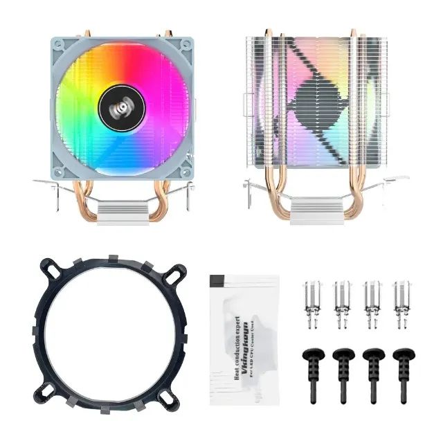 Cooler Rgb Aigo Ice 200 Pro Para Processador Intel E Amd  - Foto 4