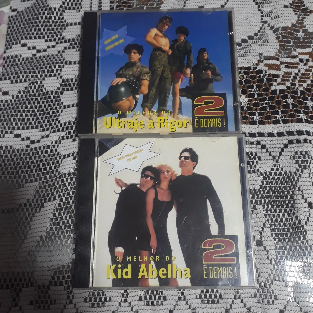 CDs Ultraje a Rigor e Kid Abelha (Rock Nacional)