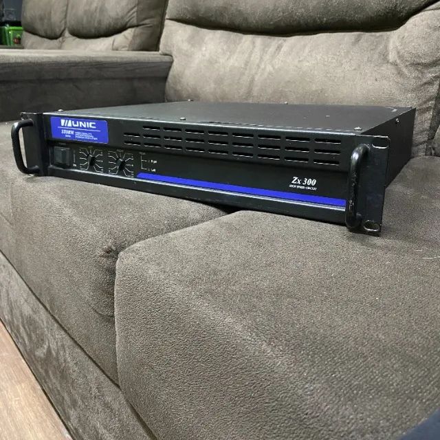 Potência Profissional UNIC ZX 300 para PA e Som - Foto 2