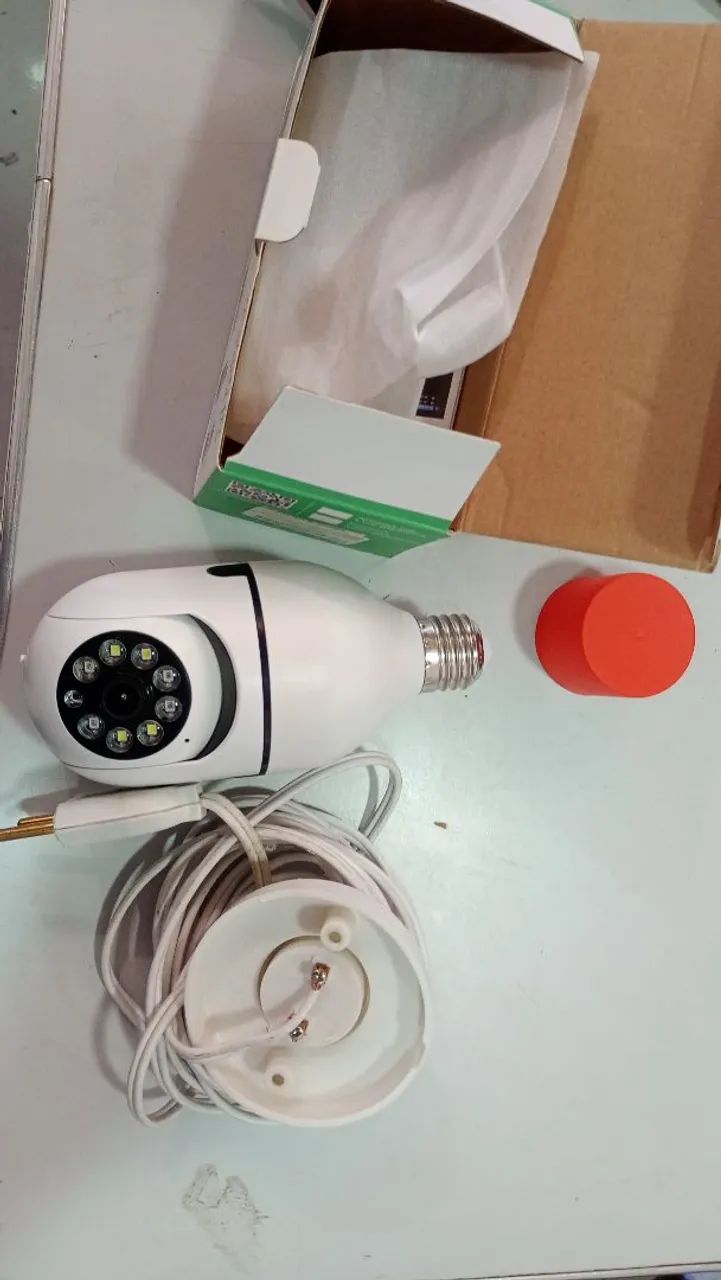 Câmera Wifi IP Bulb 1080P Full HD - Foto 2