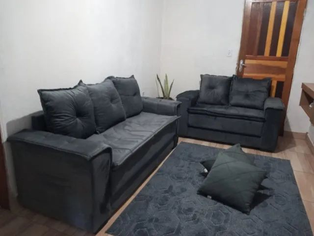 *CONJUNTO DE SOFA BARCELONA  2X3 LUGARES- CHAMA NO ZAP