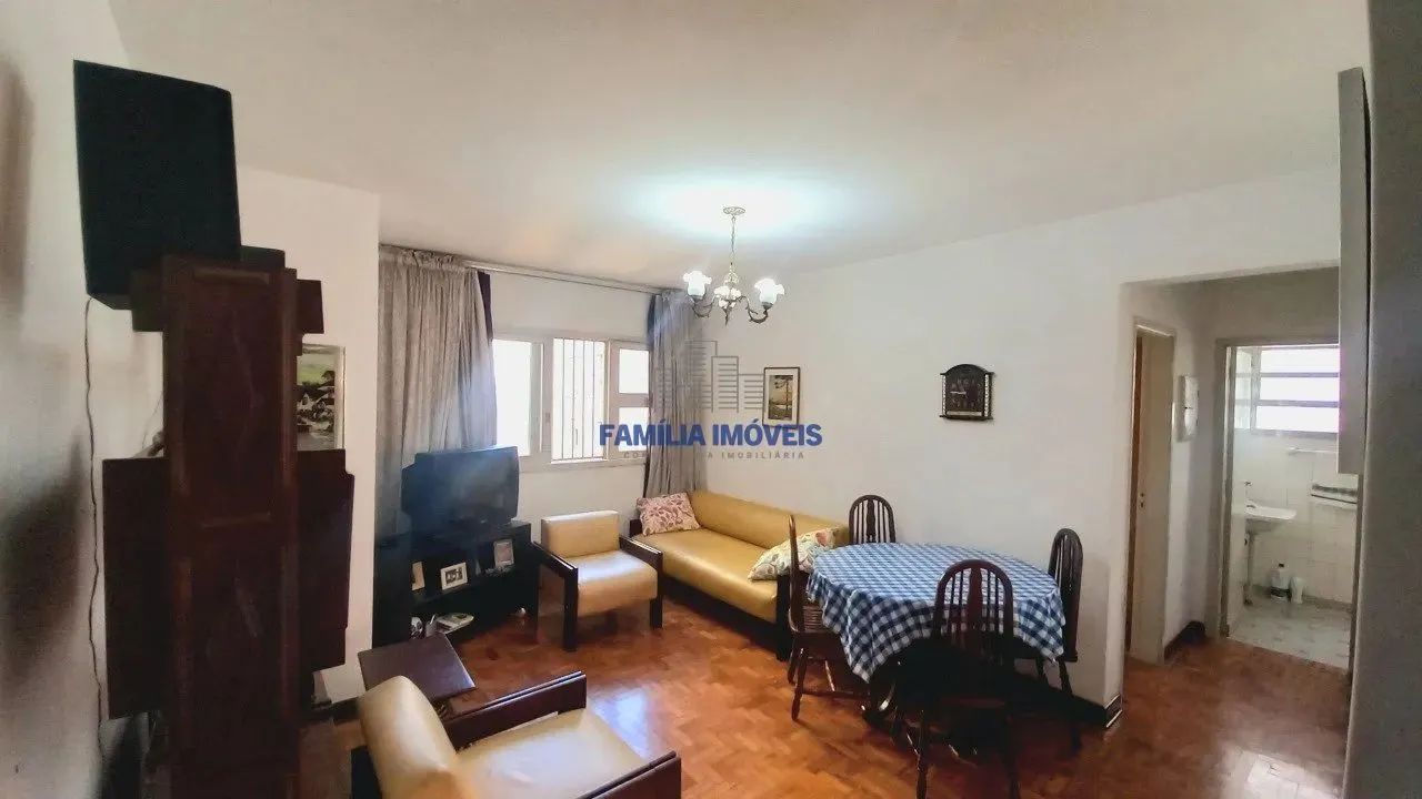 Apartamento à venda 1 quarto vista mar garagem no Embaré Santos/SP - Foto 2