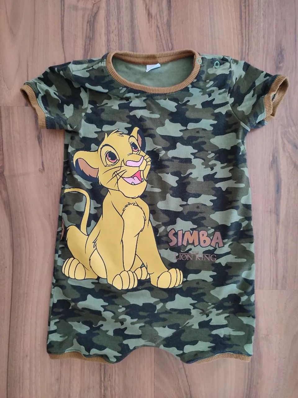 Macaquinho camuflado Disney  12 a 18 meses  